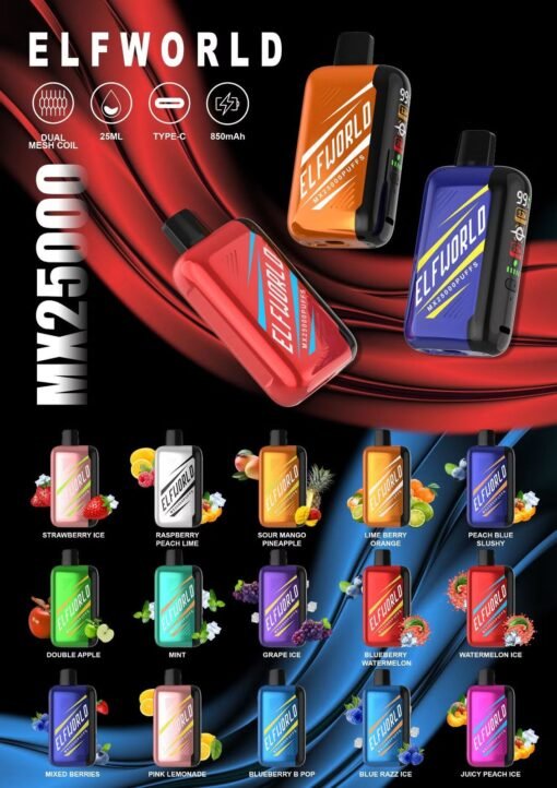 Elf World MX25000 Puffs vape